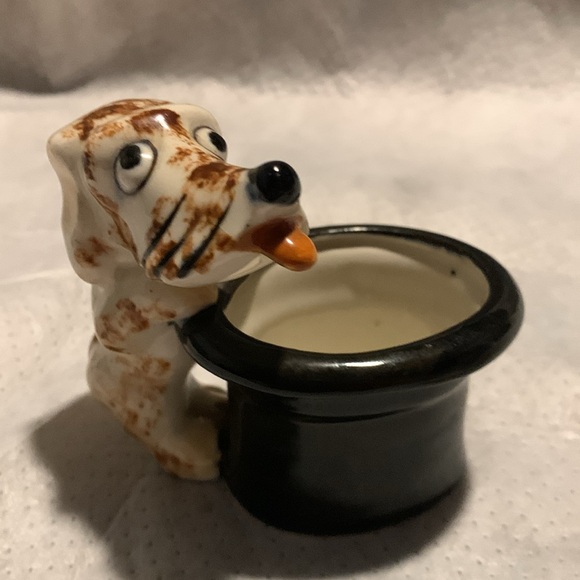 Other - Planner Dog BlackTop Hat Figurine, Made in Occupied Japan